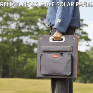 Flashfish E200 Portable Power Station With 60W/18V Foldable Solar Panel FREE Foot Massager